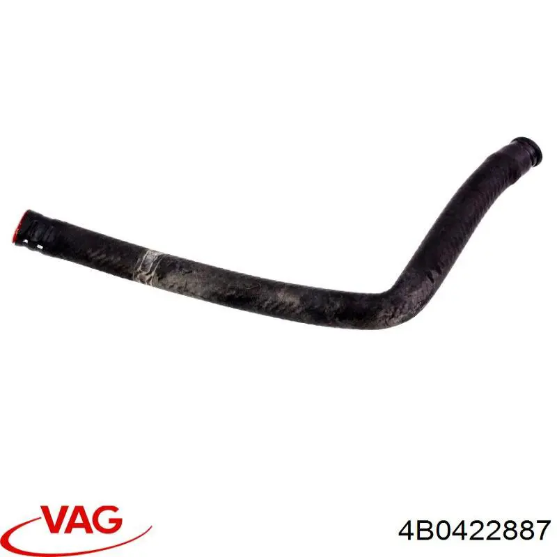 Купити 4B0422887 VAG Шланг ГПК, низького тиску, від бачка до насосу