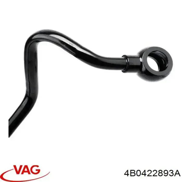 Купити 4B0422893A VAG Шланг ГПК, високого тиску рейки керма