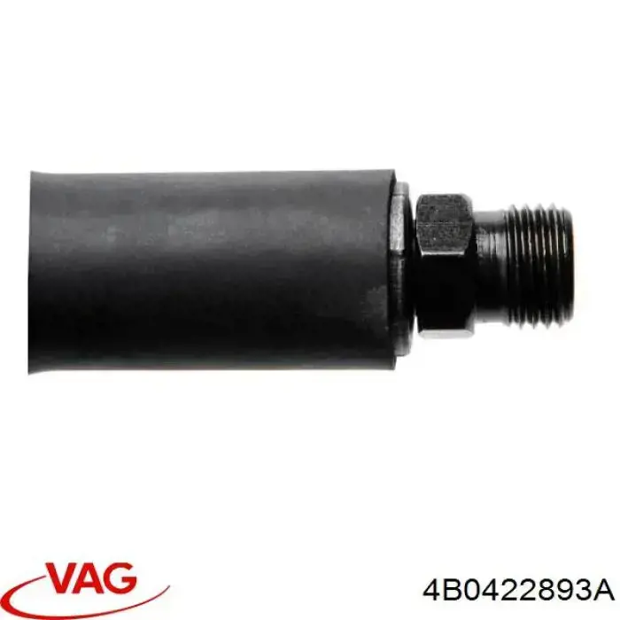 4B0422893A VAG шланг гпк, високого тиску гідропідсилювача керма (рейки)