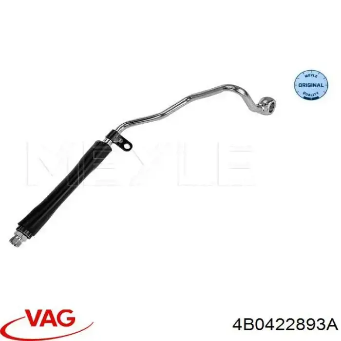 Купити 4B0422893A VAG Шланг ГПК, високого тиску рейки керма