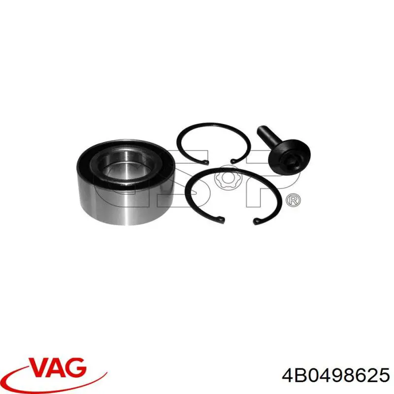 4B0498625 VAG Підшипник маточини передньої