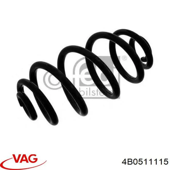 4B0511115 VAG Пружина підвіски задня