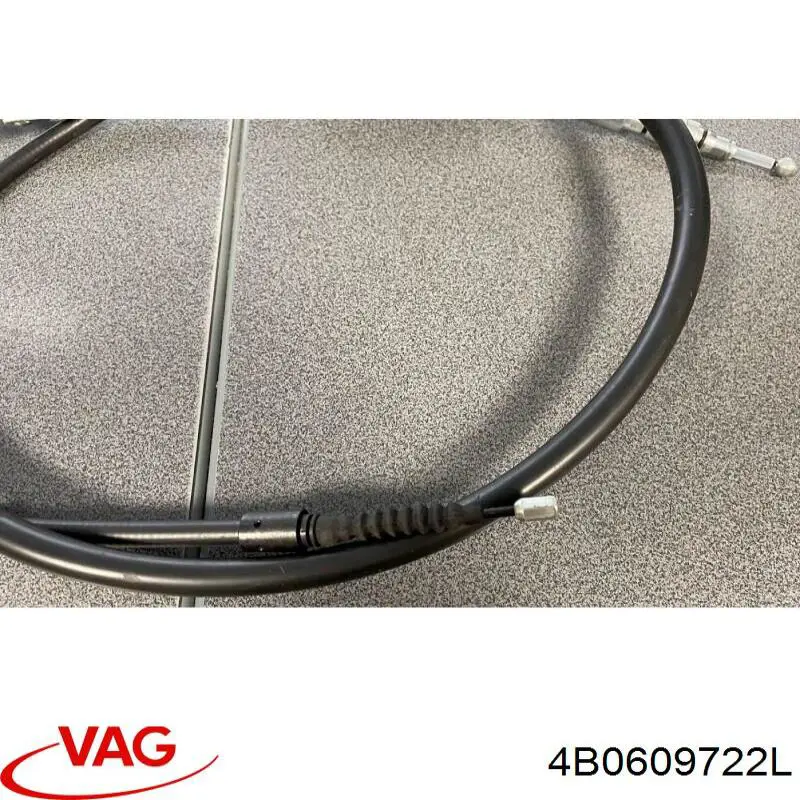 Трос ручного гальма задній, правий 4B0609722L VAG