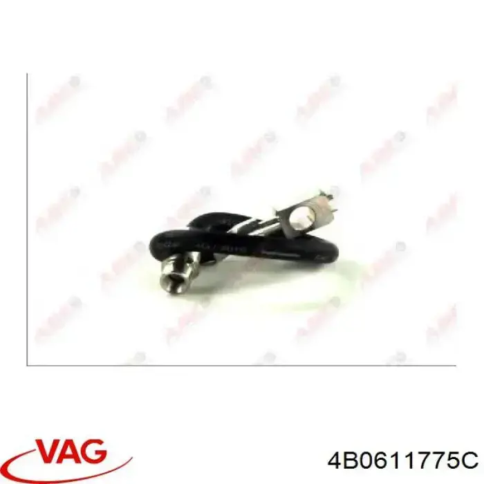 Гнучка гальмівна трубка задня VAG 4B0611775C