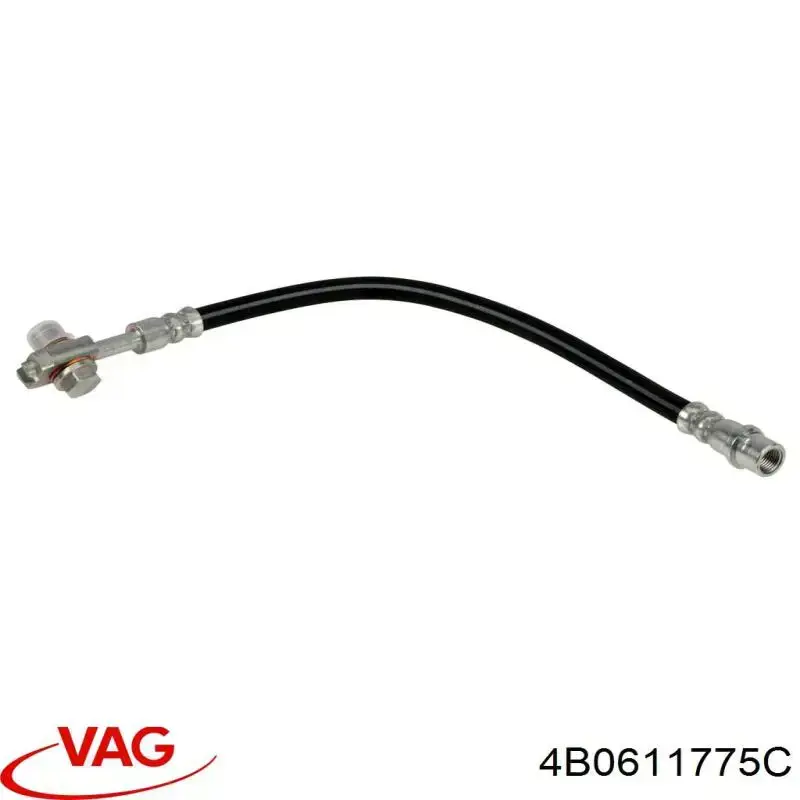 Купити 4B0611775C VAG Шланг гальмівний задній