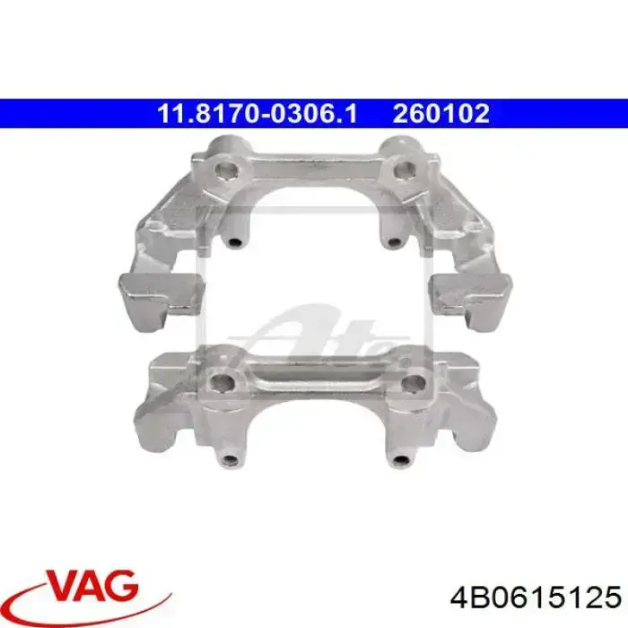 Кронштейн гальмівного супорта VAG 4B0615125 ціна, від 23.93 USD