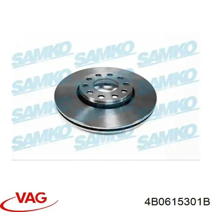 Диск гальмівний передній VAG 4B0615301B