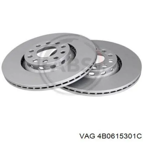 Диск гальмівний передній VAG 4B0615301C