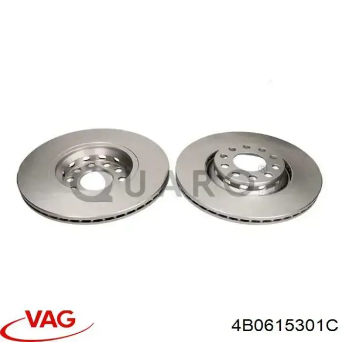 Диск переднього гальма VAG 4B0615301C ціна, від 51.32 USD
