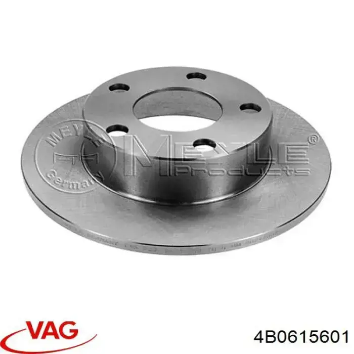 4B0615601 VAG диск гальмівний задній