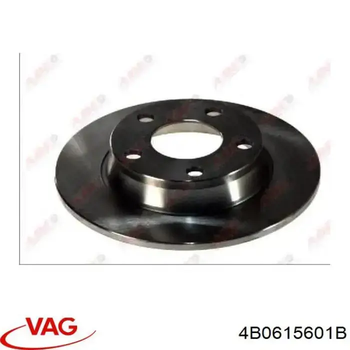 4B0615601B VAG диск гальмівний задній