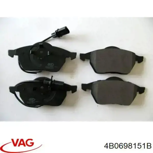Гальмівні колодки VAG 4B0698151B ціна, від 28.17 USD