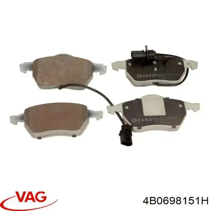 Гальмівні колодки VAG 4B0698151H ціна, від 30.79 USD