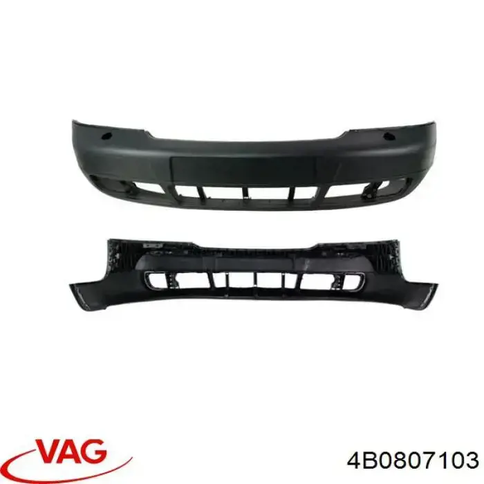 Бампер на авто VAG 4B0807103 ціна, від 78.46 USD