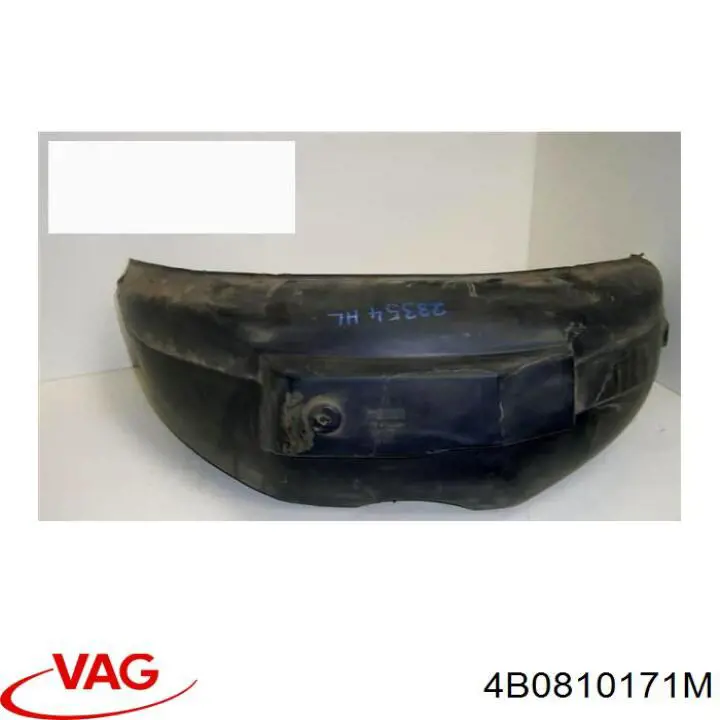 Підкрилок заднього крила, лівий VAG 4B0810171M ціна, від 16.87 USD