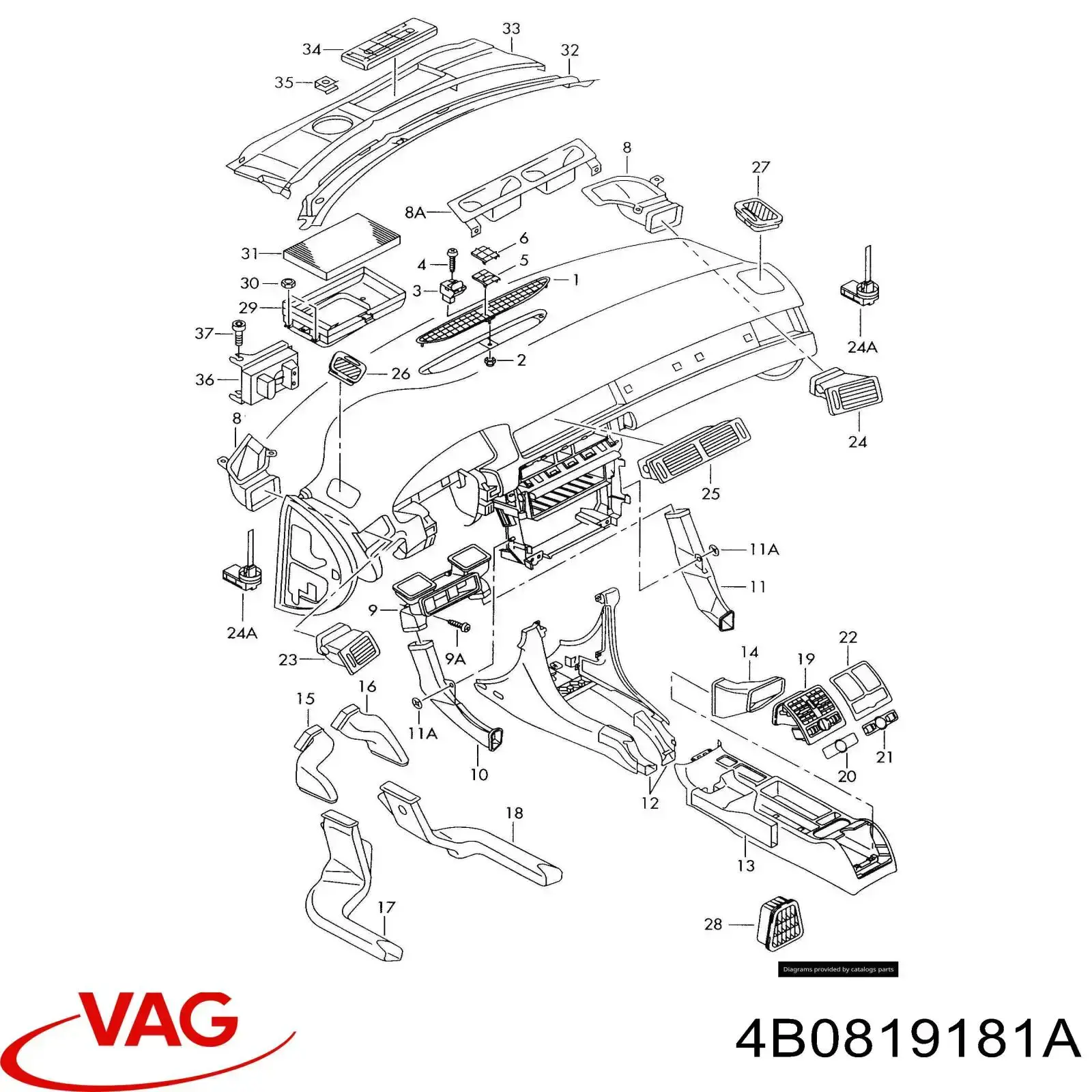  VAG 4B0819181C