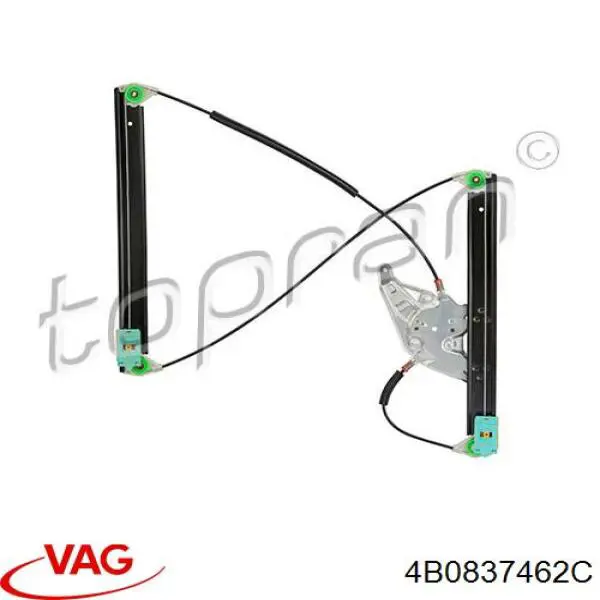 Купити 4B0837462C VAG Склопідйомник передньої правої двері