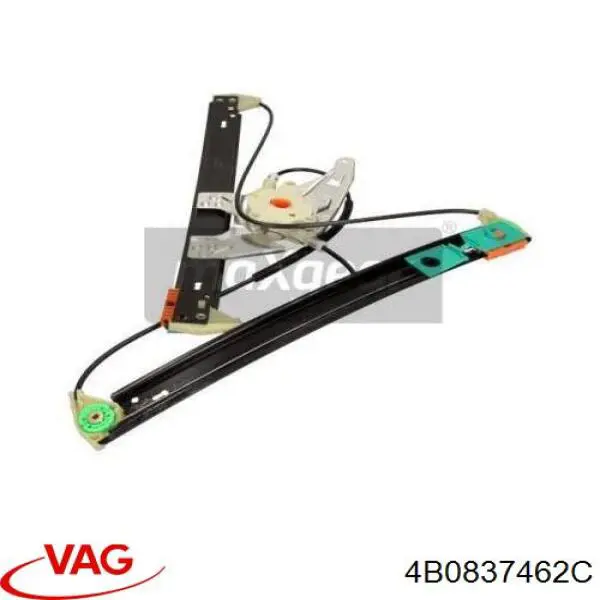 Механізм склопідіймача двері передньої, правої 4B0837462C VAG