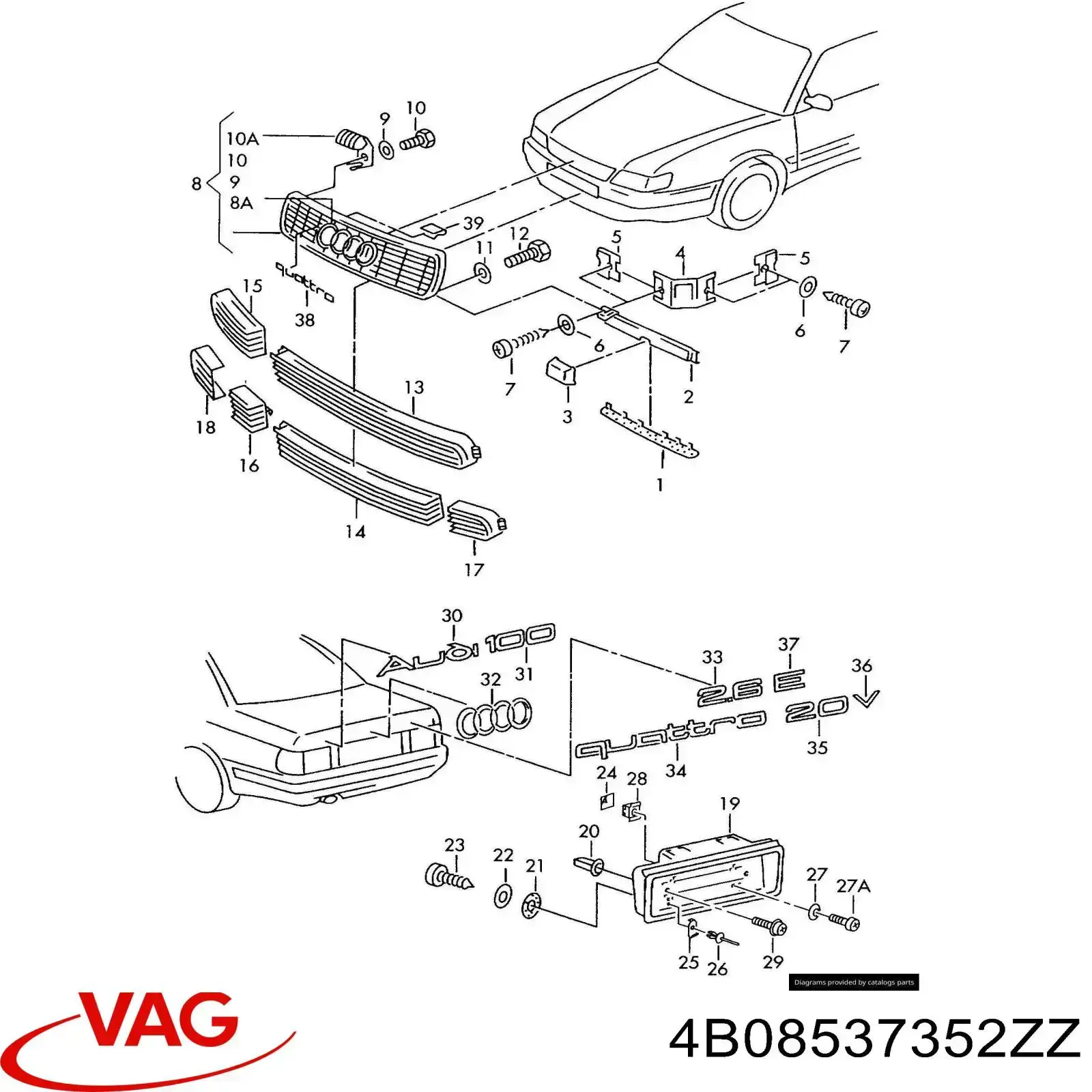 Купити 4B08537352ZZ VAG 