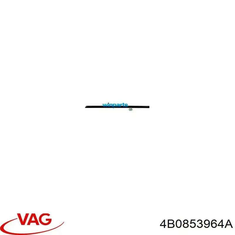 Молдинг задніх правих дверей VAG 4B0853964AGRU ціна, від 2.87 USD