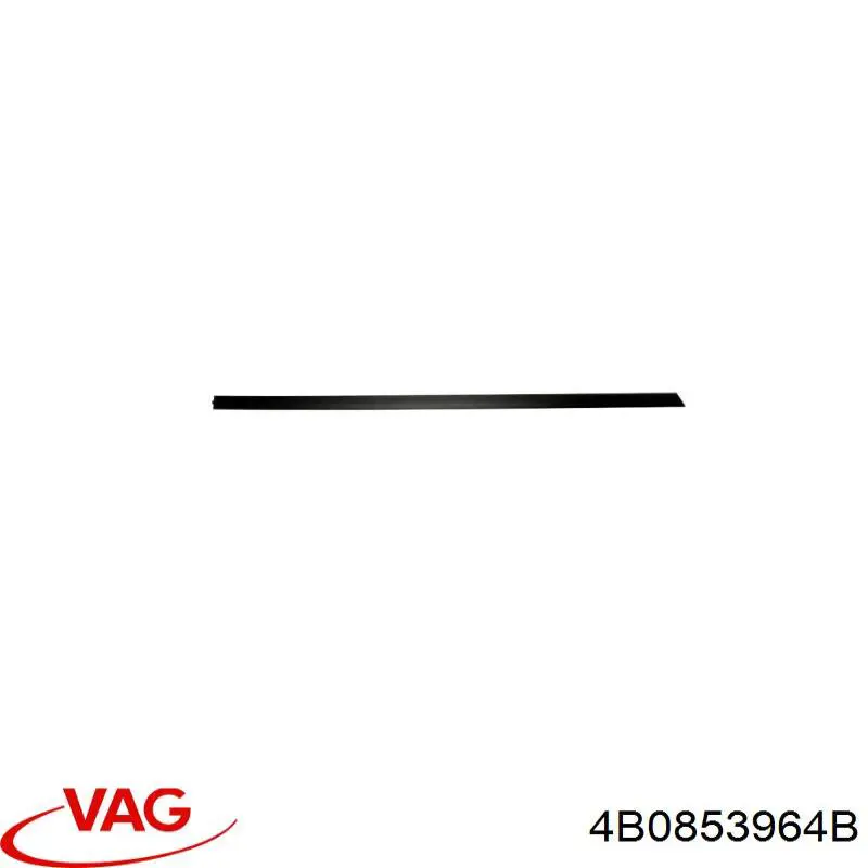 Купити 4B0853964B VAG Молдинг задніх правих дверей, верхній
