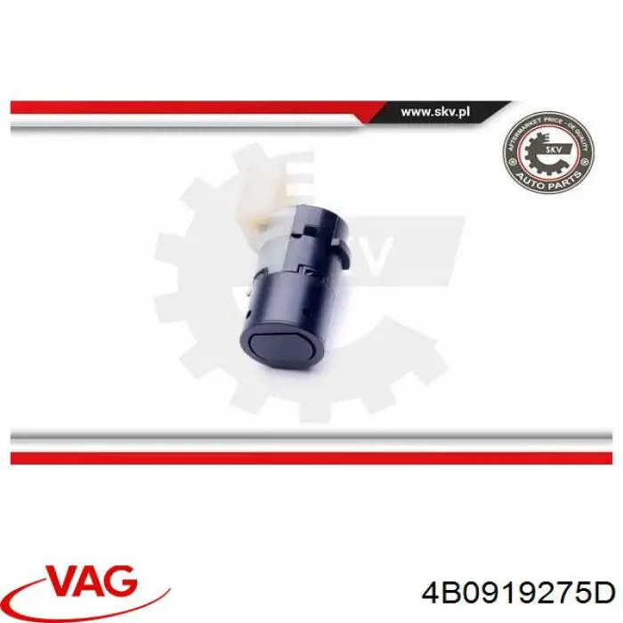 Датчик сигналізації паркування (парктронік), задній VAG 4B0919275D ціна, від 10.55 USD