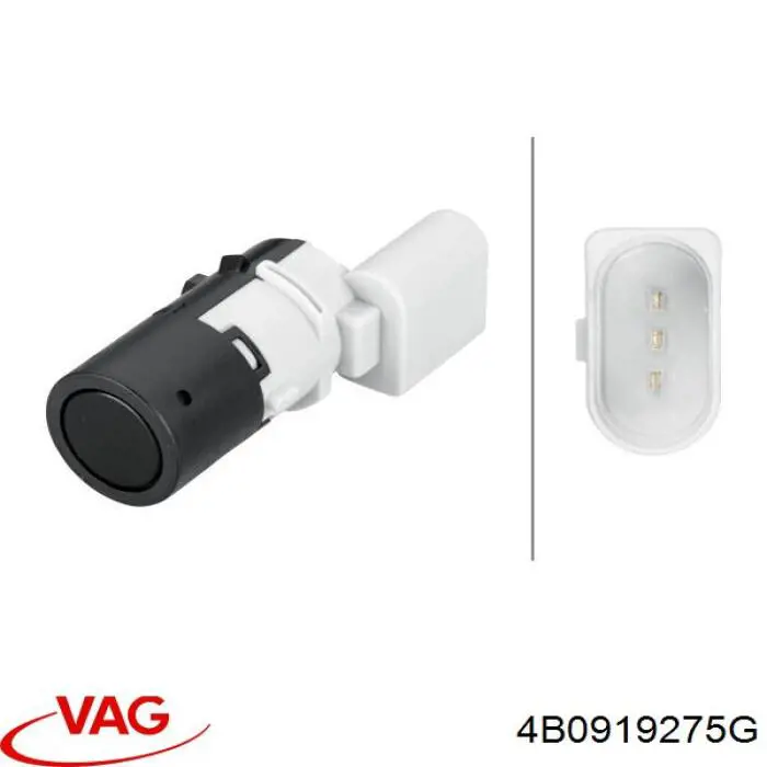 Датчик сигналізації паркування (парктронік), задній VAG 4B0919275G ціна, від 14.85 USD