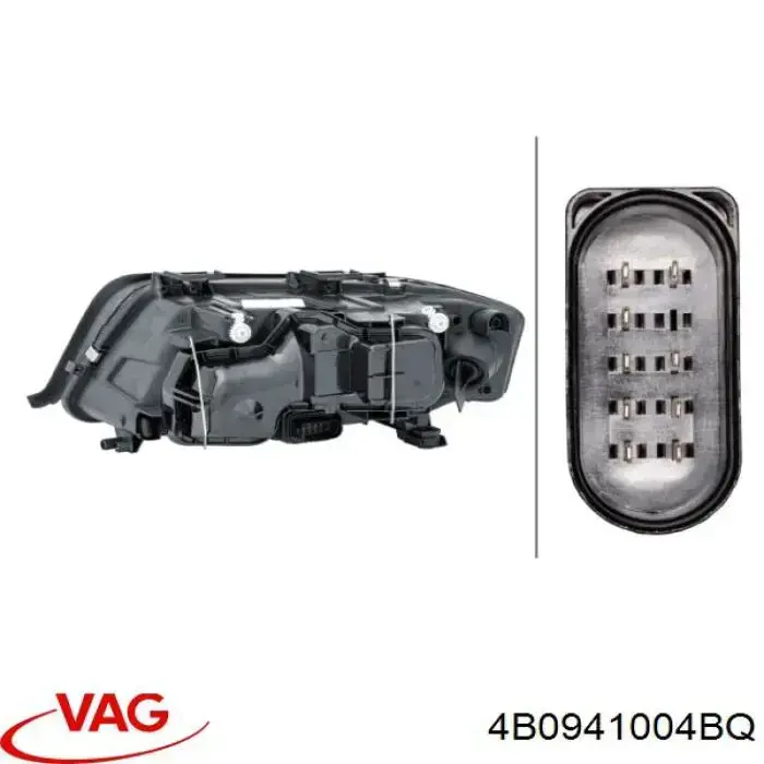 4B0941004BQ VAG Основна фара - вставка