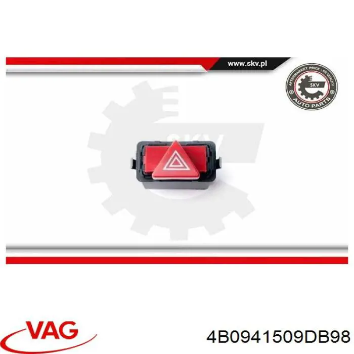 4B0941509DB98 VAG Аварійна кнопка