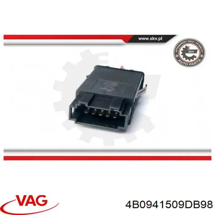 Кнопка включення аварійної сигналізації VAG 4B0941509DB98 ціна, від 34.04 USD