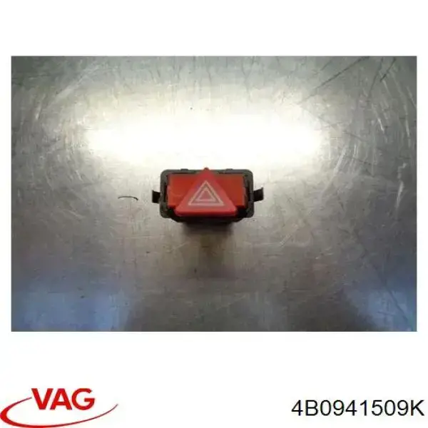 Купити 4B0941509K VAG Кнопка включення аварійного сигналу