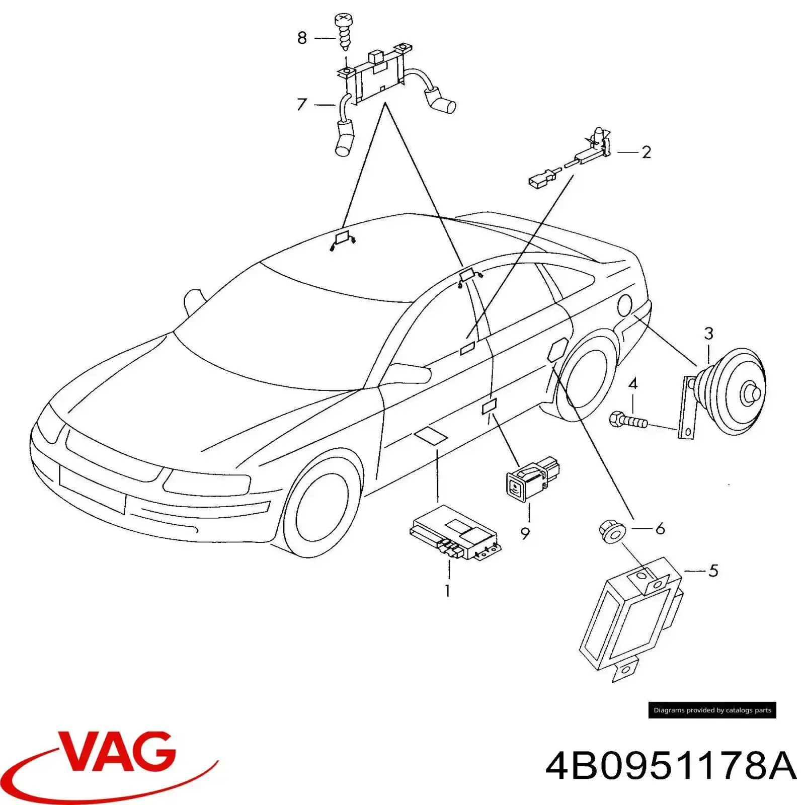 4B0951178A VAG 