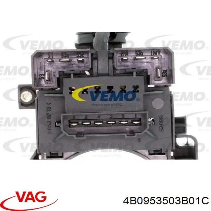 Перемикач підрульовий, правий VAG 4B0953503B01C ціна, від 11.29 USD