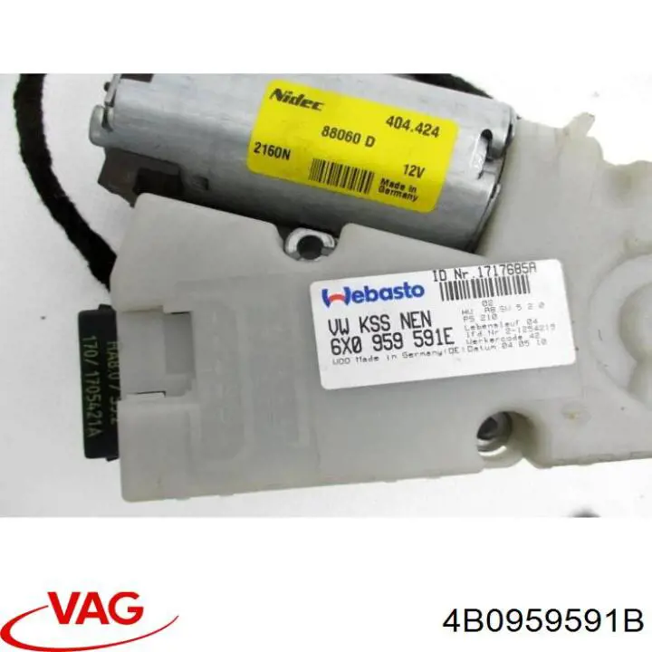Двигун приводу люка VAG 4B0959591B ціна, від 30.93 USD