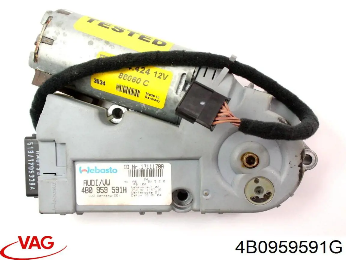 Купити 4B0959591H VAG Двигун приводу люка