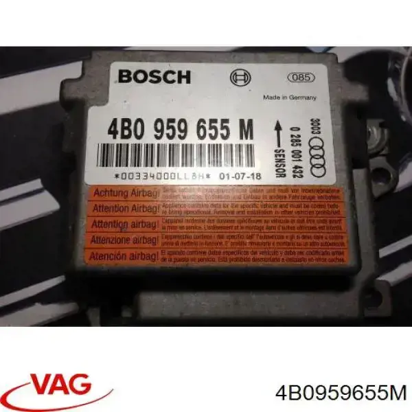 Модуль-процесор керування подушки безпеки VAG 4B0959655M ціна, від 7.03 USD