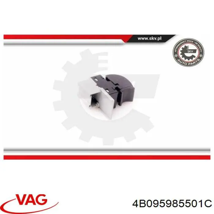 Купити 4B095985501C VAG Кнопка вмикання двигуна склопідіймача передня права