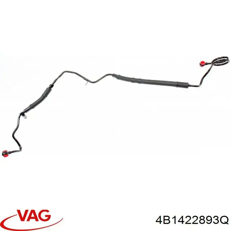 4B1422893Q VAG шланг гпк, високого тиску гідропідсилювача керма (рейки)
