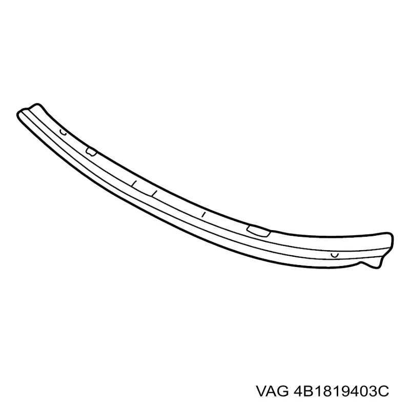 Купити 4B1819403C VAG Водостік лобового скла, жабо