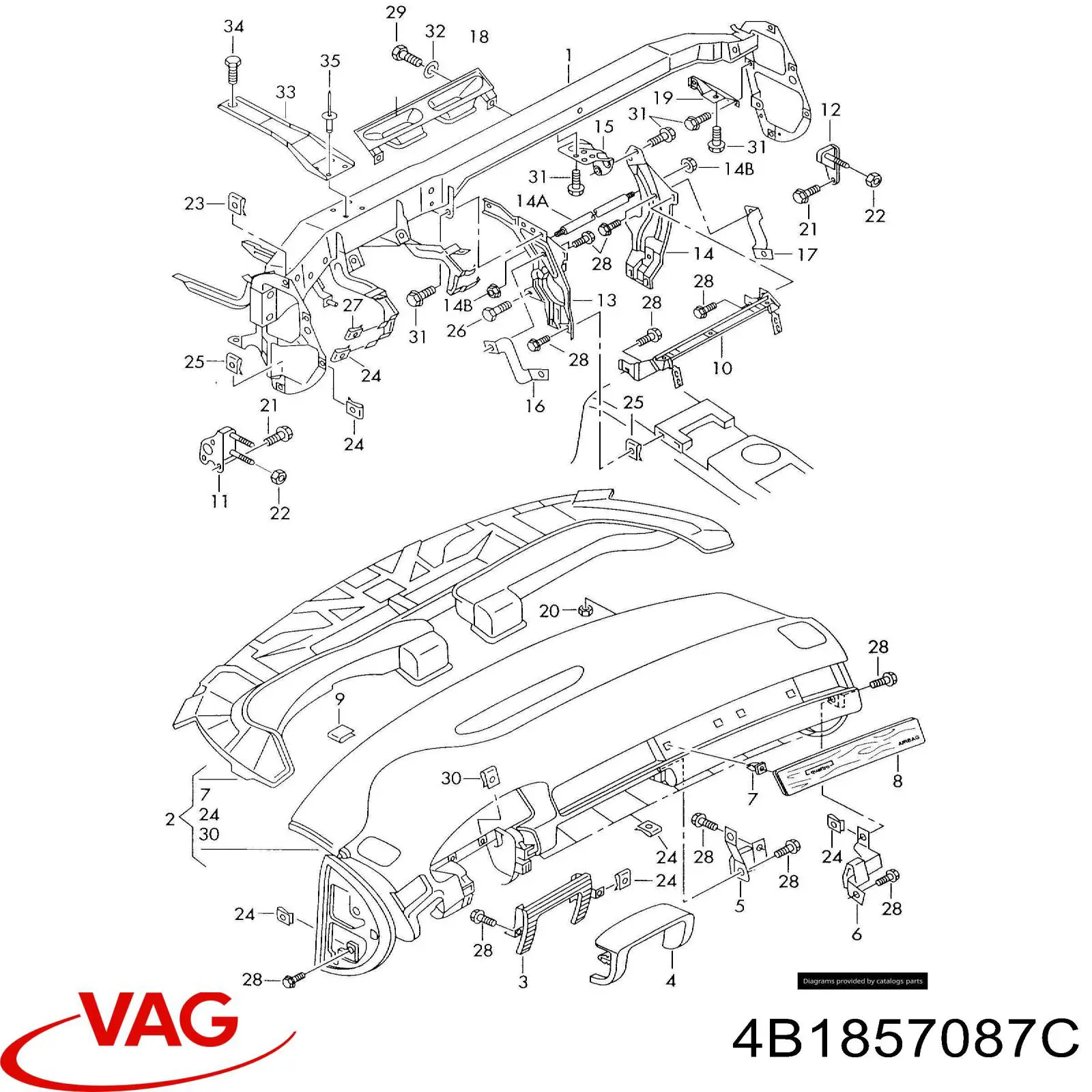 4B1857087C VAG 