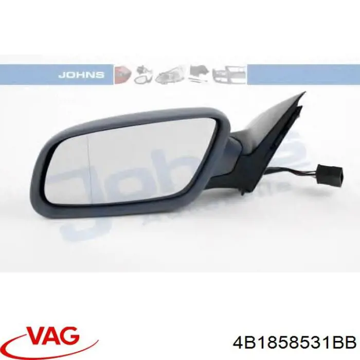 Ліве бічне дзеркало VAG 4B1858531BB ціна, від 63.33 USD