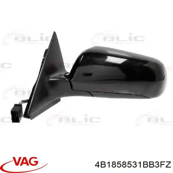 Ліве бічне дзеркало VAG 4B1858531BB3FZ ціна, від 62.08 USD