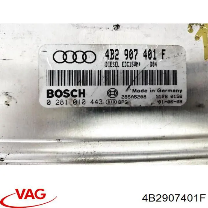 ЕБУ VAG 4B2907401F ціна, від 57.01 USD
