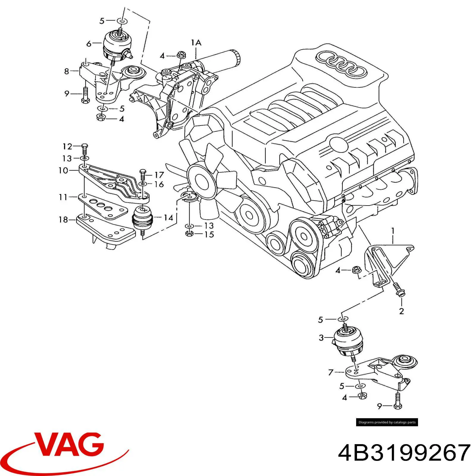 4B3199267 VAG 