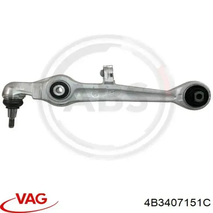Важіль передньої підвіски нижній, лівий/правий VAG 4B3407151C
