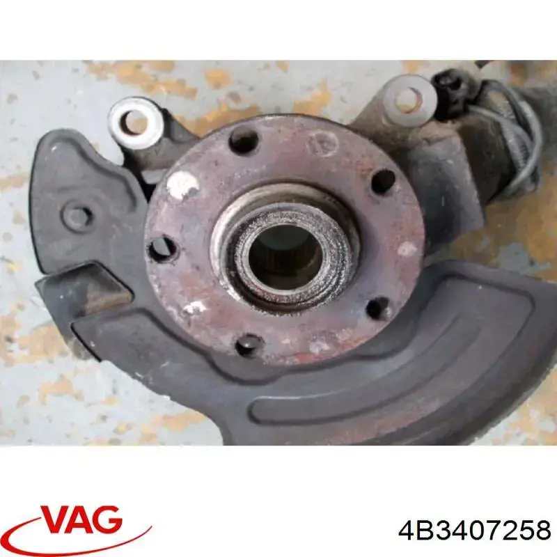 Вісь передня і поворотні кулаки VAG 4B3407258 ціна, від 332.59 USD