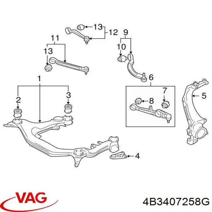  4B3407258G VAG