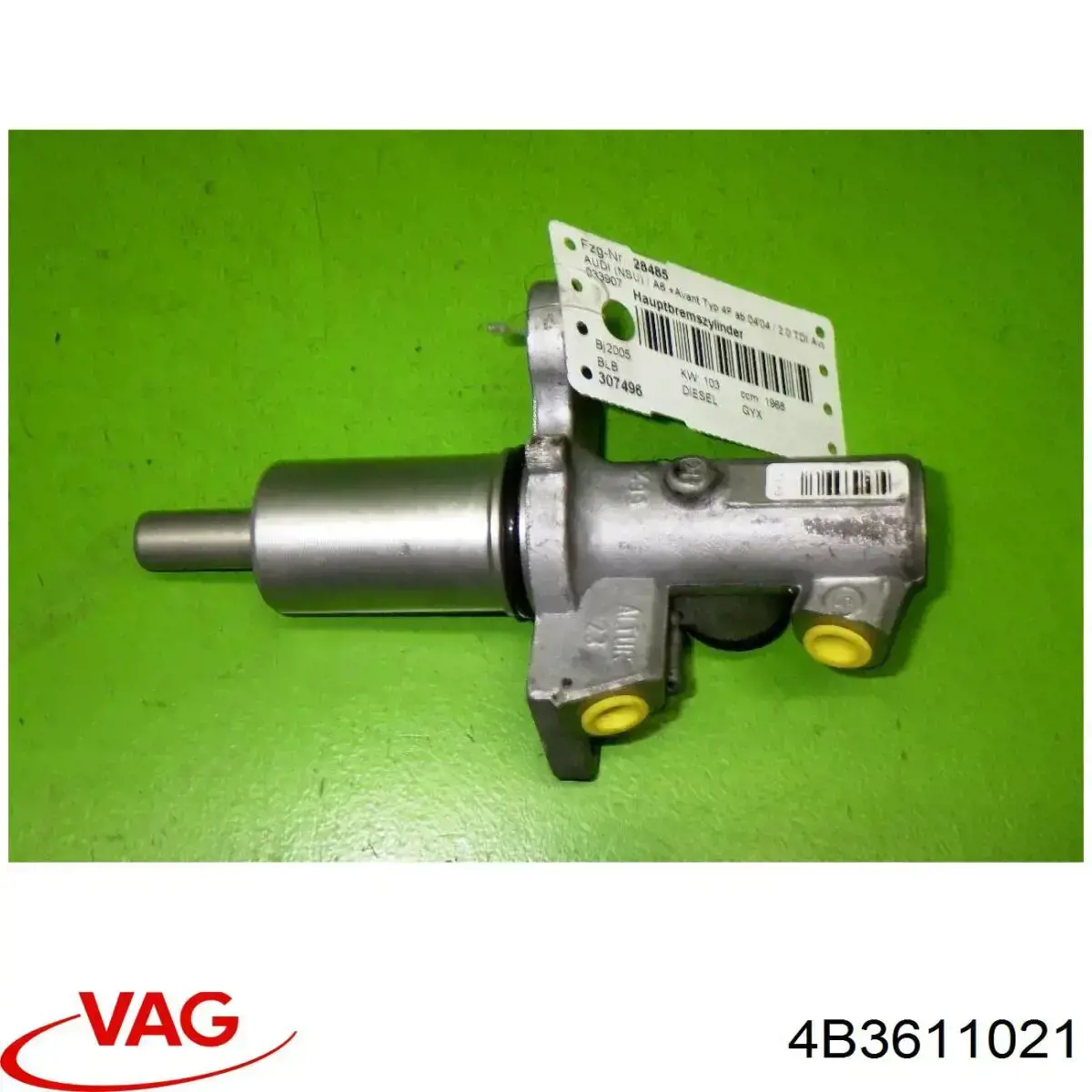 Циліндр головний гальма (Гідротормоз) VAG 4B3611021 ціна, від 30.41 USD