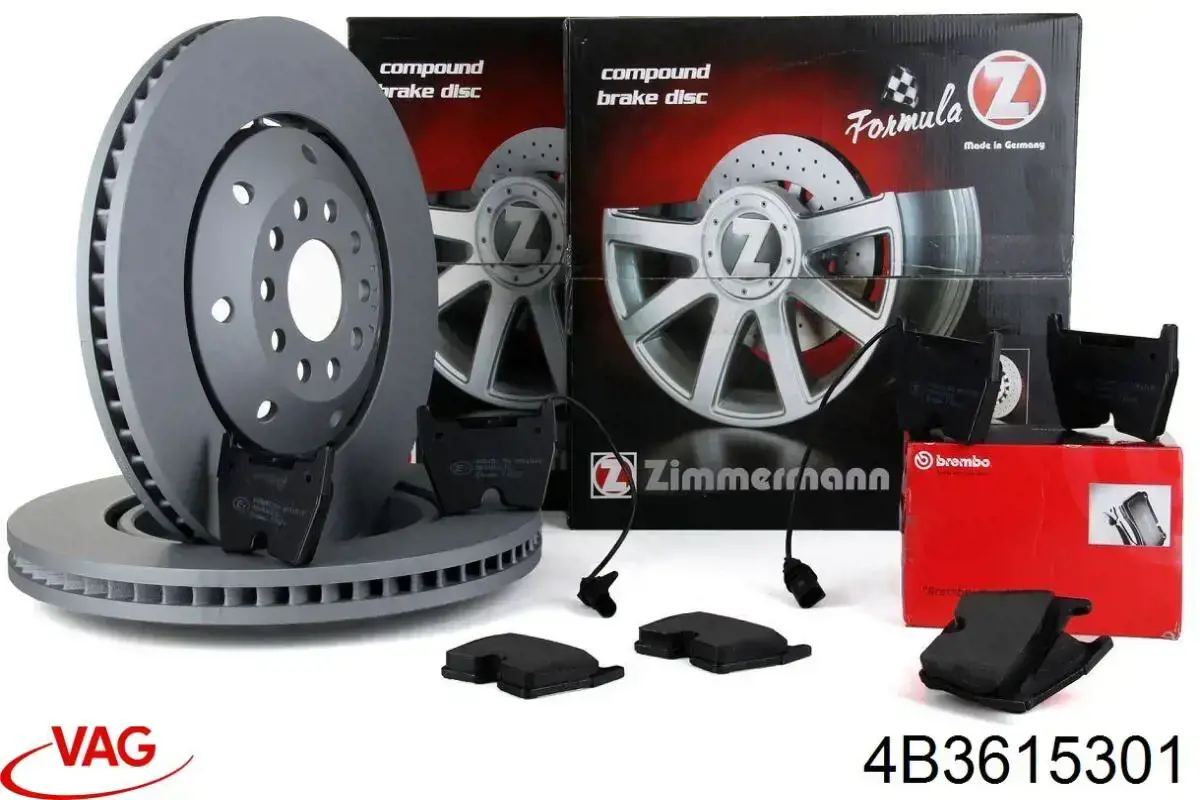 Диск переднього гальма VAG 4B3615301 ціна, від 61.80 USD