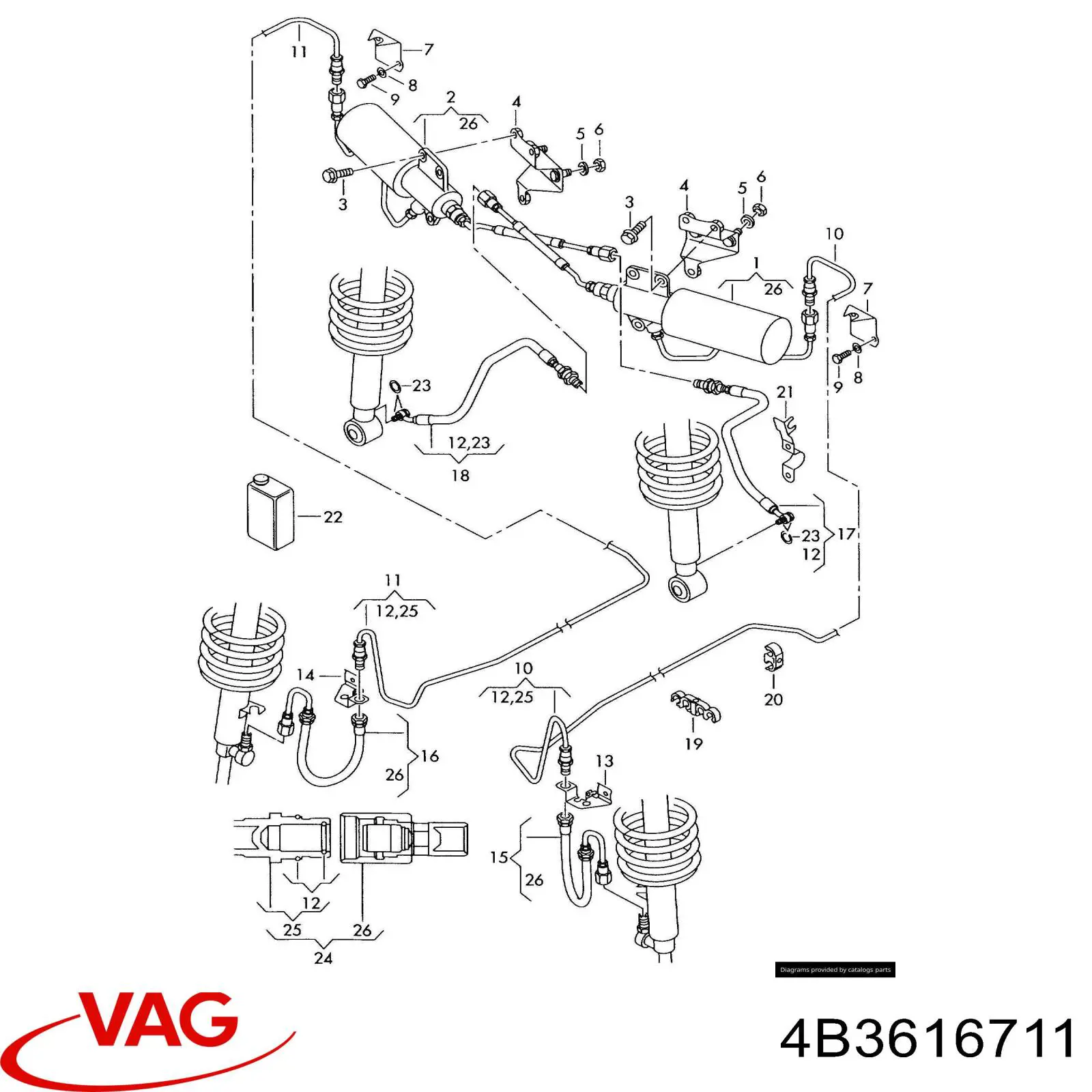 4B3616711 VAG 
